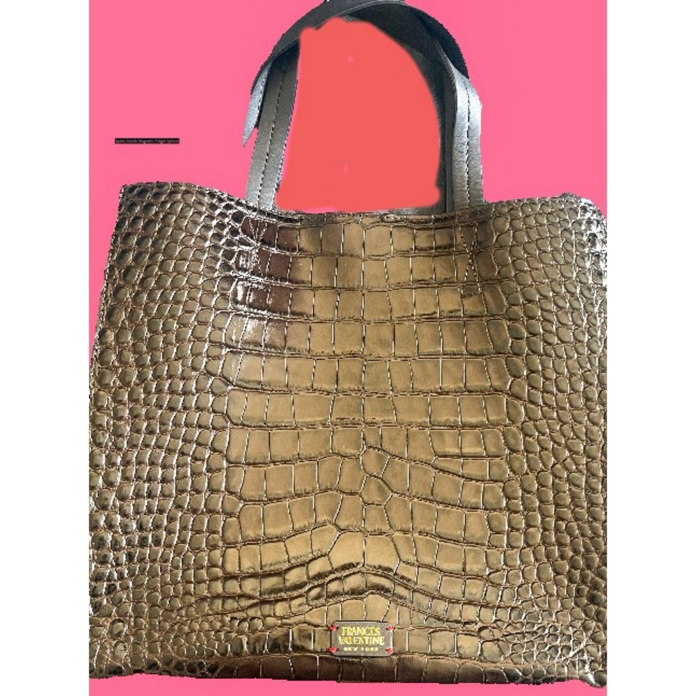Franco Sarto Brown Textured Tote Bag